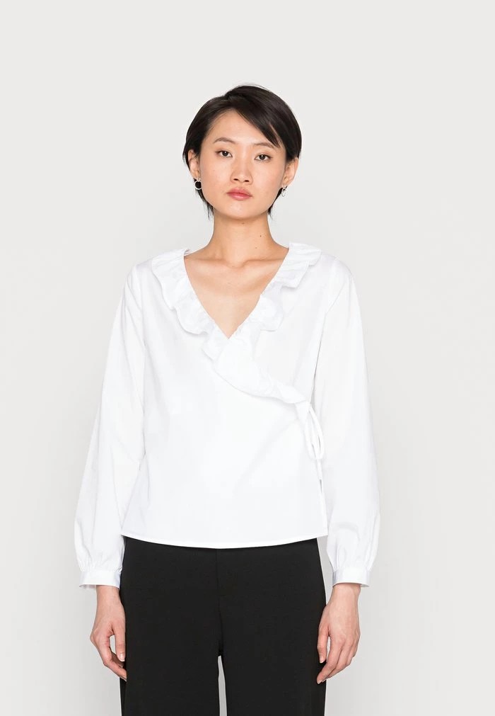 Chemise ANNA FIELD Anna Field Blouse Blanche Femme | TZE-0548084